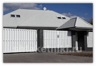 Фото белого забора из штакетника в Балхаше