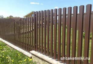 Штакетник широкий 115 мм 8017 шоколад в городе Балхаш